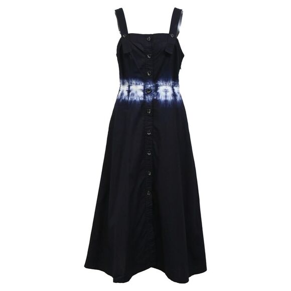 Rachel Comey Square Neckline Midi Length Dress in Navy...